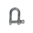 AG Stainless Steel D Shackle 4mm - PROTEUS MARINE STORE