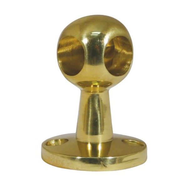 AG Gallery Post Corner 3/8" Brass 1-1/4" - PROTEUS MARINE STORE