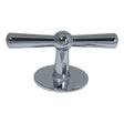 AG Mooring Bollard Bolt Through Cleat Chrome 130mm - PROTEUS MARINE STORE