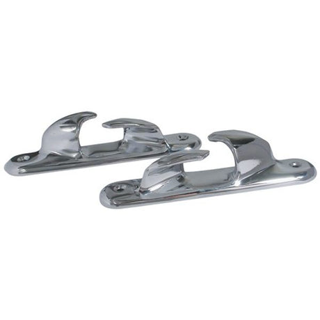 AG Fairleads Right & Left Hand Chrome 150mm Long (Pair) - PROTEUS MARINE STORE
