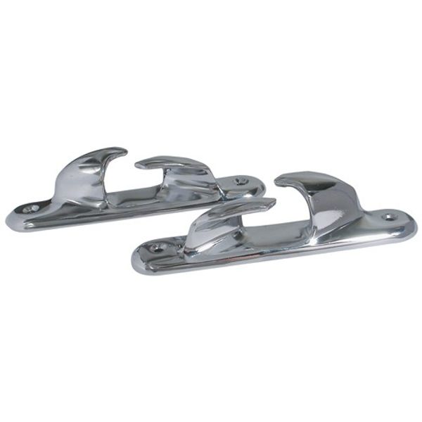 AG Fairleads Right & Left Hand Chrome 150mm Long (Pair) - PROTEUS MARINE STORE