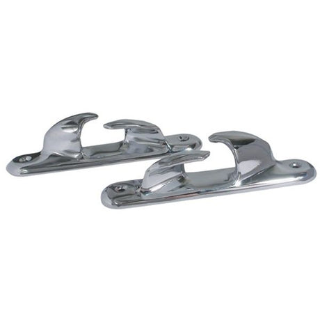 AG Fairleads Right & Left Hand Chrome 205mm Long (Pair) - PROTEUS MARINE STORE