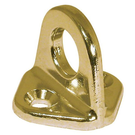 AG Fender Eye Plate Brass (32 x 33 x 27mm) - PROTEUS MARINE STORE