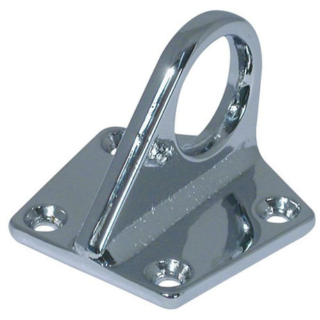 AG Fender Eye Plate Chrome (37 x 37 x 30mm) - PROTEUS MARINE STORE