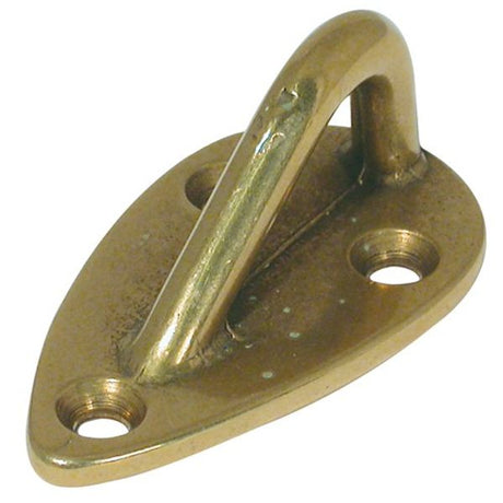 AG Fender Eye Plate Brass (52 x 30 x 21mm) - PROTEUS MARINE STORE