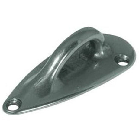 AG Fender Eye Plate Chrome (80 x 35mm) - PROTEUS MARINE STORE