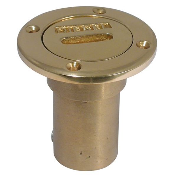 AG Deck Filler Brass Diesel 38mm (1-1/2") - PROTEUS MARINE STORE