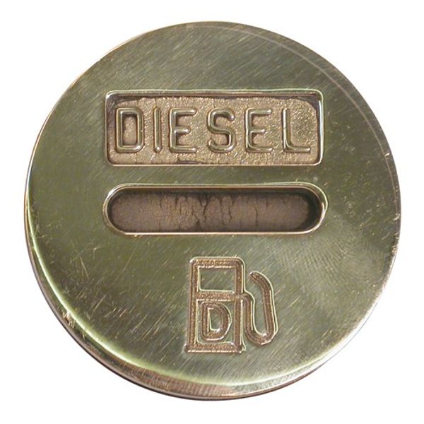 AG Filler Cap Brass Diesel 38mm (1-1/2") - PROTEUS MARINE STORE
