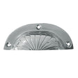 AG Fluted Drawer Pull Cast Brass Chromed - PROTEUS MARINE STORE