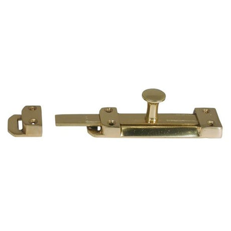 AG Bolt Victorian Brass Heavy Duty 150mm (6") - PROTEUS MARINE STORE