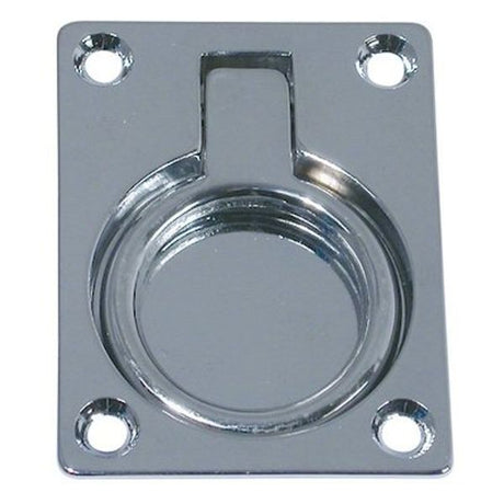AG Lifting Ring Flush Chrome 45 x 38mm - PROTEUS MARINE STORE