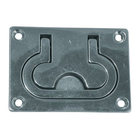 AG Lifting Ring Flush Chrome 75 x 55mm - PROTEUS MARINE STORE