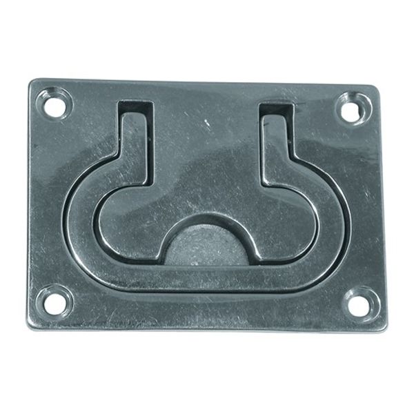 AG Lifting Ring Flush Chrome 75 x 55mm - PROTEUS MARINE STORE