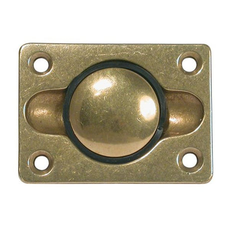 AG Lifting Ring Flush Brass 65 x 48mm - PROTEUS MARINE STORE