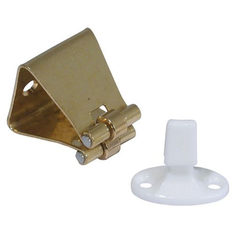AG Spring Door Holder Brass Small - PROTEUS MARINE STORE