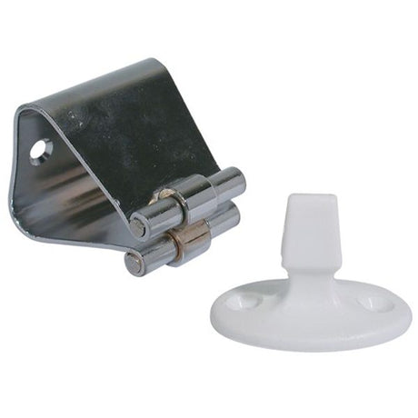 AG Spring Door Holder Chrome - PROTEUS MARINE STORE