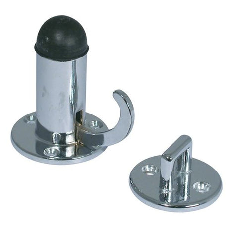 AG Large Door Holder Manual Chrome Plated - PROTEUS MARINE STORE