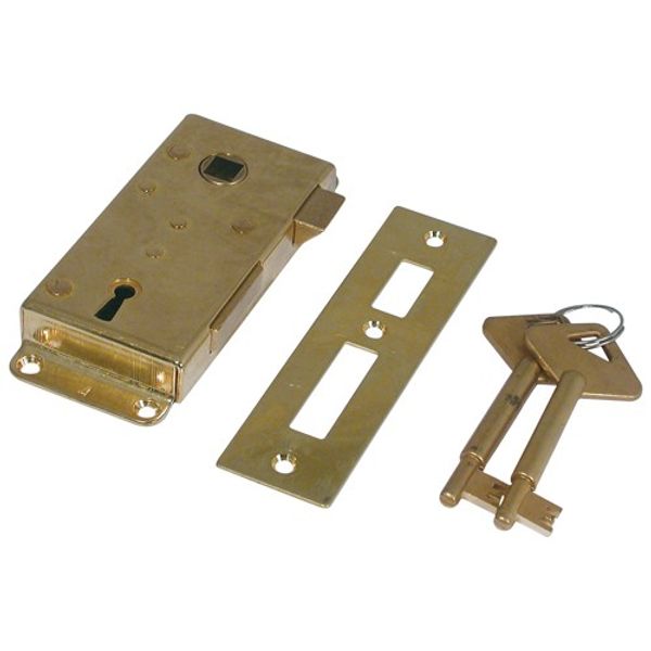 AG Rim Lock with Striker Brass (Left Inside) - PROTEUS MARINE STORE