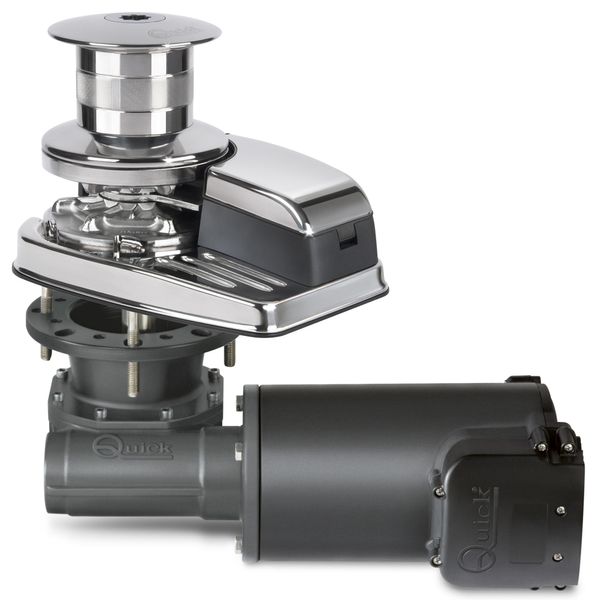 Quick DR4 1724D Windlass Gypsy & Drum (1700W / 24V / 12mm) - PROTEUS MARINE STORE