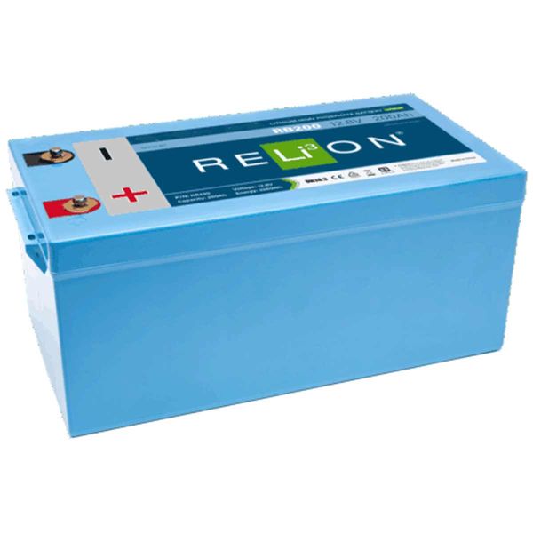 RELiON RB200 Lifepo4 Lithium Ion Battery (12V / 200Ah / 6SC) - PROTEUS MARINE STORE