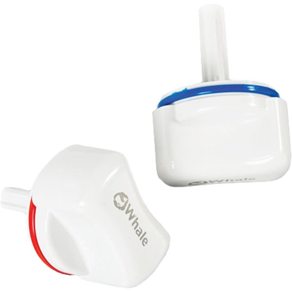 Whale Elegance Faucet/Shower Knob Upgrade Kit White - PROTEUS MARINE STORE