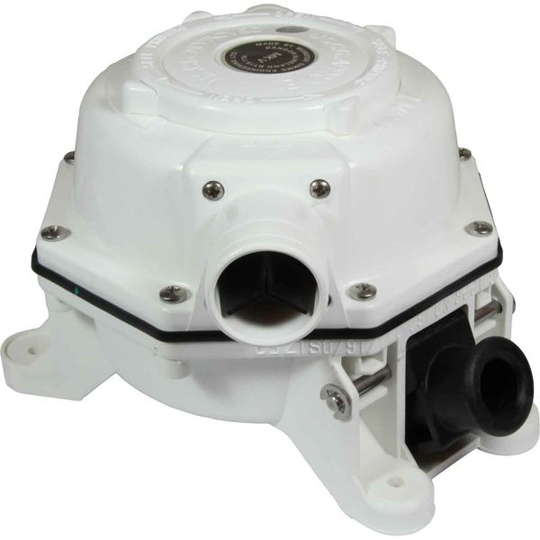 Whale Mk5 Sanitation Pump White Bulkhead - PROTEUS MARINE STORE