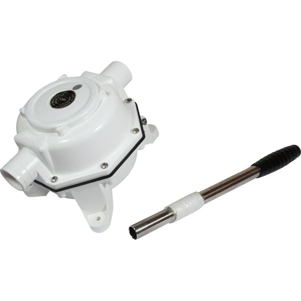 Whale Mk5 Sanitation Pump White Through Deck - PROTEUS MARINE STORE
