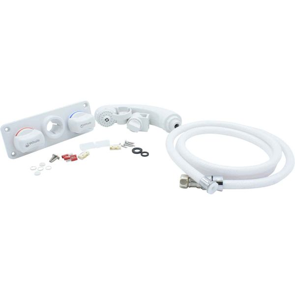 Whale Elegance Faucet/Shower Mixer White - PROTEUS MARINE STORE