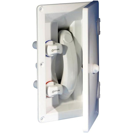 Whale Swim 'N' Rinse Transom Shower Mixer with Cover White - PROTEUS MARINE STORE