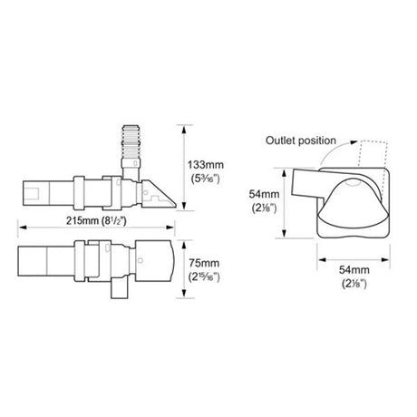 Whale Supersub Bilge Pump 1100GPH 12V - PROTEUS MARINE STORE