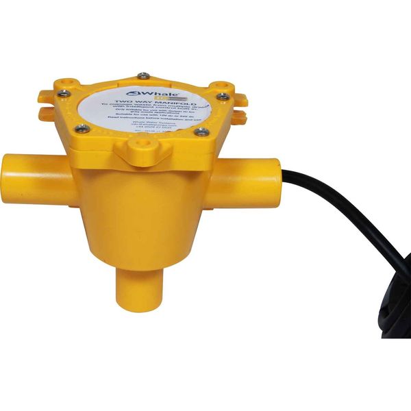 Whale IC Grey Water Two Way Manifold (25mm Ports / 4m Cable) - PROTEUS MARINE STORE