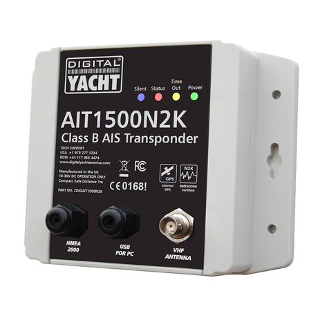 Digital Yacht AIT1500 Class B AIS Transponder - NMEA 2000 - PROTEUS MARINE STORE