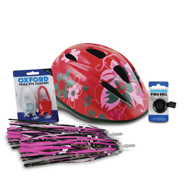 Oxford Mini Girls Cycling Helmet Bundle - PROTEUS MARINE STORE