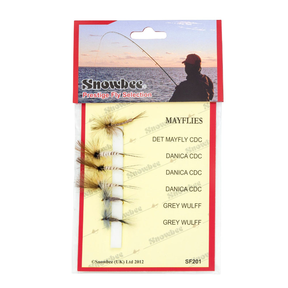 Snowbee River Barbed Fly Selection - SF201 Mayflies - PROTEUS MARINE STORE