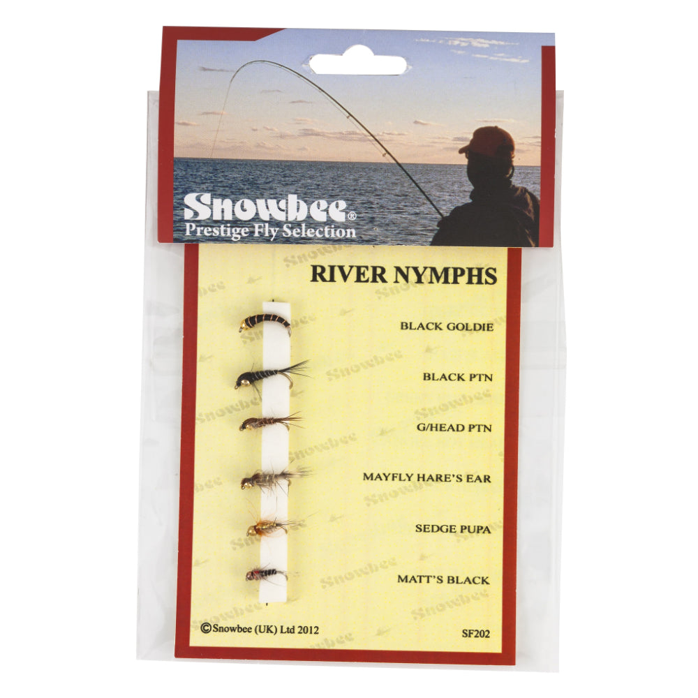 Snowbee River Barbed Fly Selection - SF202 River Nymphs - PROTEUS MARINE STORE