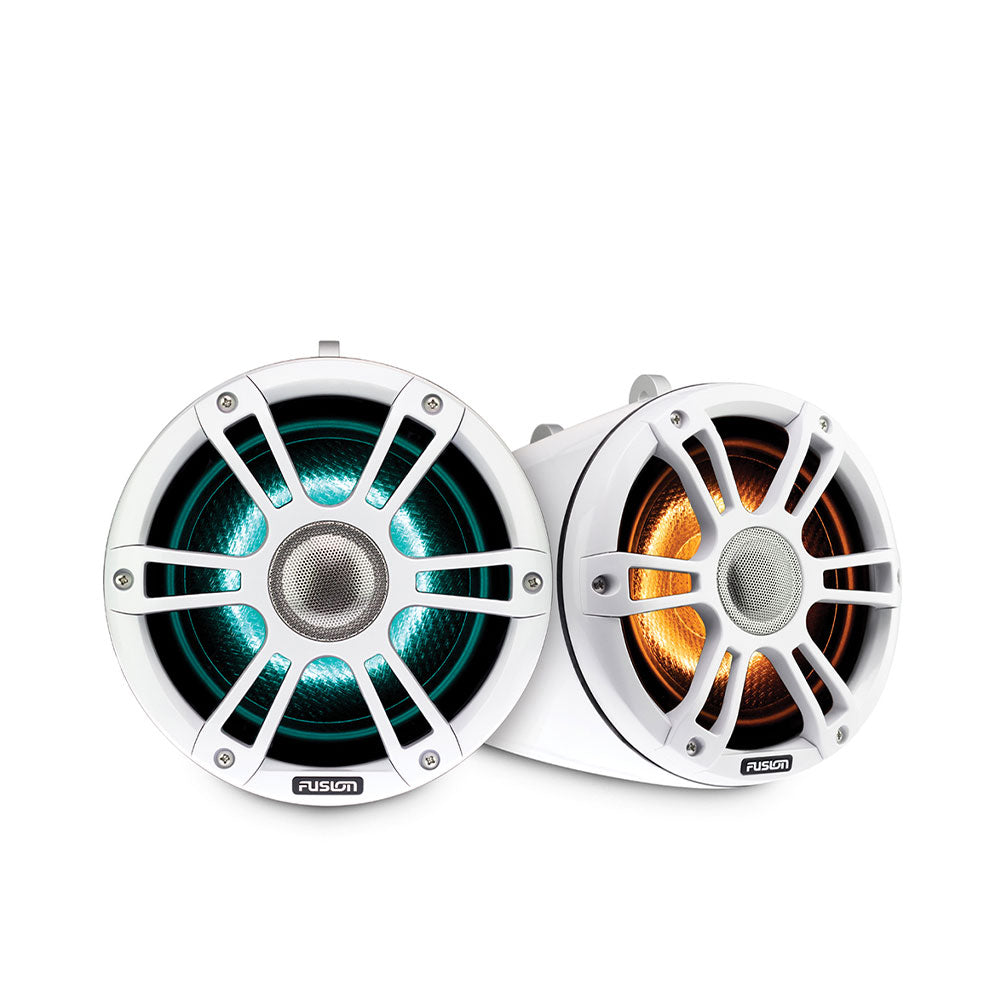 Fusion SG-FLT652SPW 6.5" CRGBW LED Wake Speakers 230W - Sports White - PROTEUS MARINE STORE