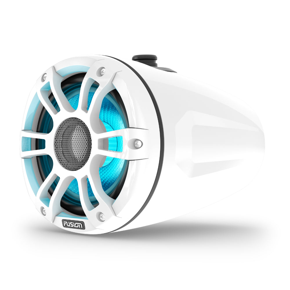 Fusion FLT653SPW 6.5" 3i CRGBW LED Tower Speaker 230W - Sports White - PROTEUS MARINE STORE