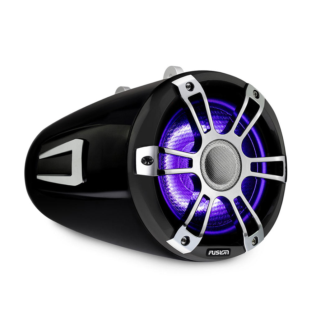 Fusion SG-FLT772SPC 7.7" CRGBW LED Wake Speakers 280W - Sports Chrome - PROTEUS MARINE STORE