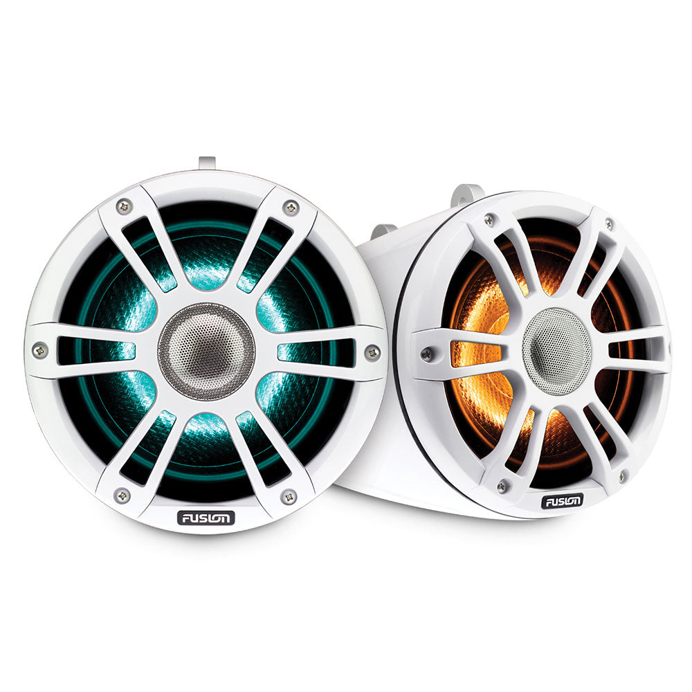 Fusion SG-FLT882SPW 8.8" CRGBW LED Wake Speakers 330W - Sports White - PROTEUS MARINE STORE