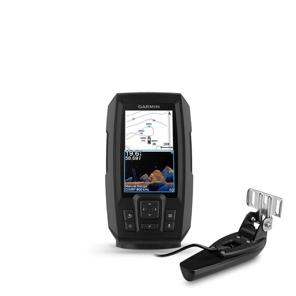 Garmin Striker Vivid 4cv Fishfinder with GT20-TM Transducer - PROTEUS MARINE STORE