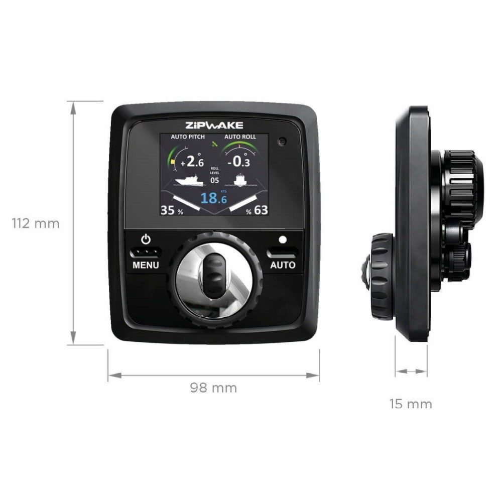 Zipwake Series S Control Panel with 7m Cable - PROTEUS MARINE STORE