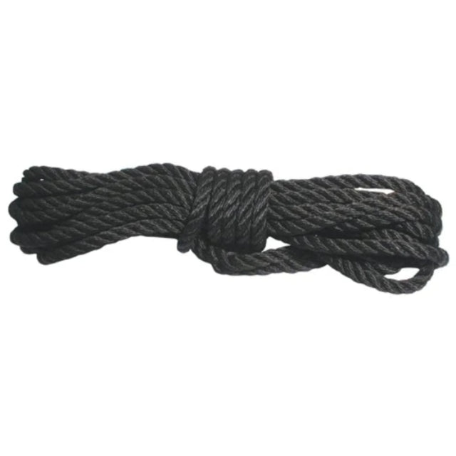 Mooring Line Black 12mm x 10m with Soft Eye - PROTEUS MARINE STORE