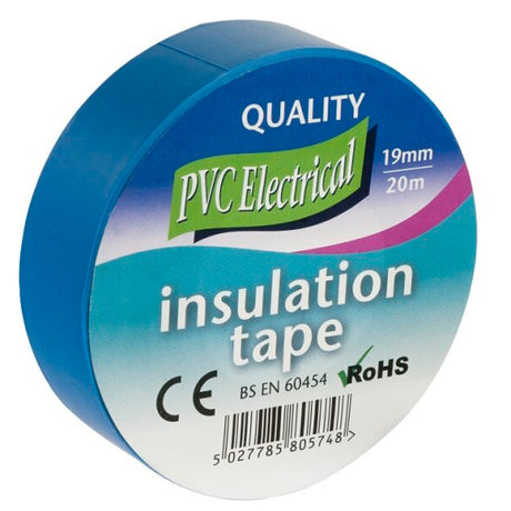Electrical PVC Insulation Tape Blue 19mm x 20m - PROTEUS MARINE STORE