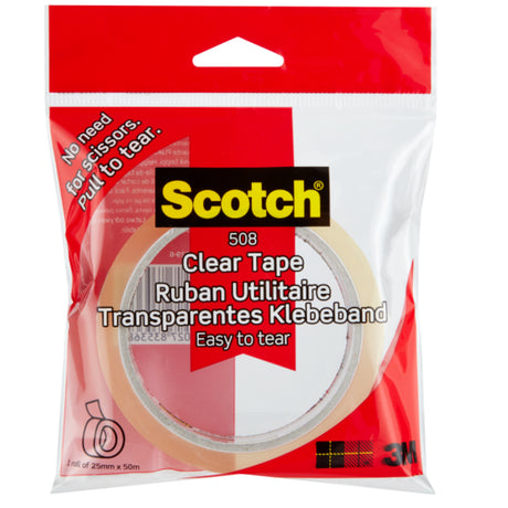 Scotch Easy Tear Tape 50m x 25mm - PROTEUS MARINE STORE