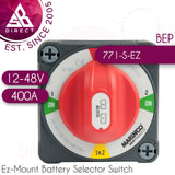 BEP Pro-Installer Ez-Mount Battery Switch 400A 1/2/Both/Off