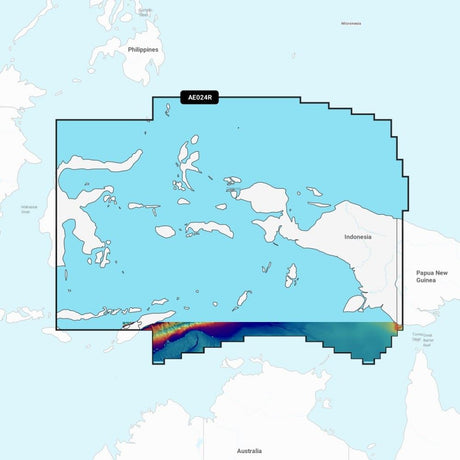 Garmin Navionics Vision+ Chart: AE024R - Central W Papua & E Sulawesi - PROTEUS MARINE STORE