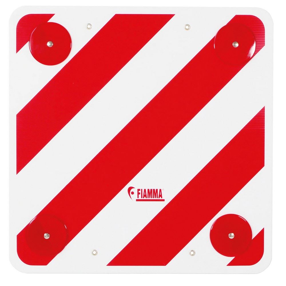 Fiamma Rear Bike Carrier Warning Sign Safety Signal Reflector Plate 98782-005