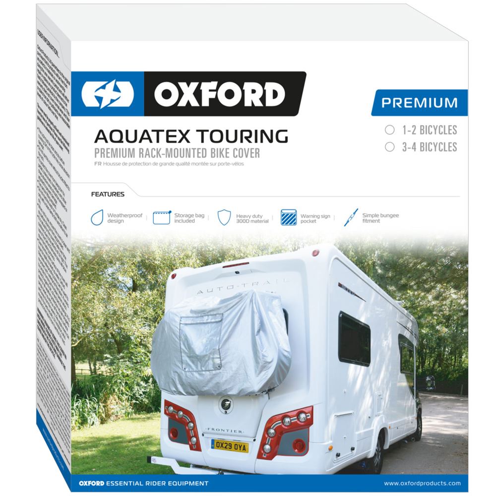 Oxford Aquatex Premium Motorhome Bike Cover For 1-2 Bikes Cycle Bicycle