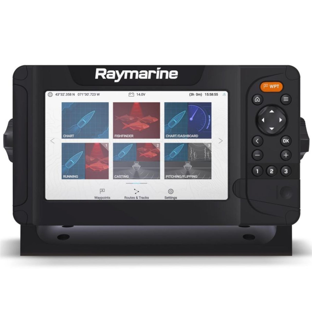 Raymarine Element 7HV 7" Marine Chartplotter with HV100+ Transducer & Western Europe Lighthouse Chart