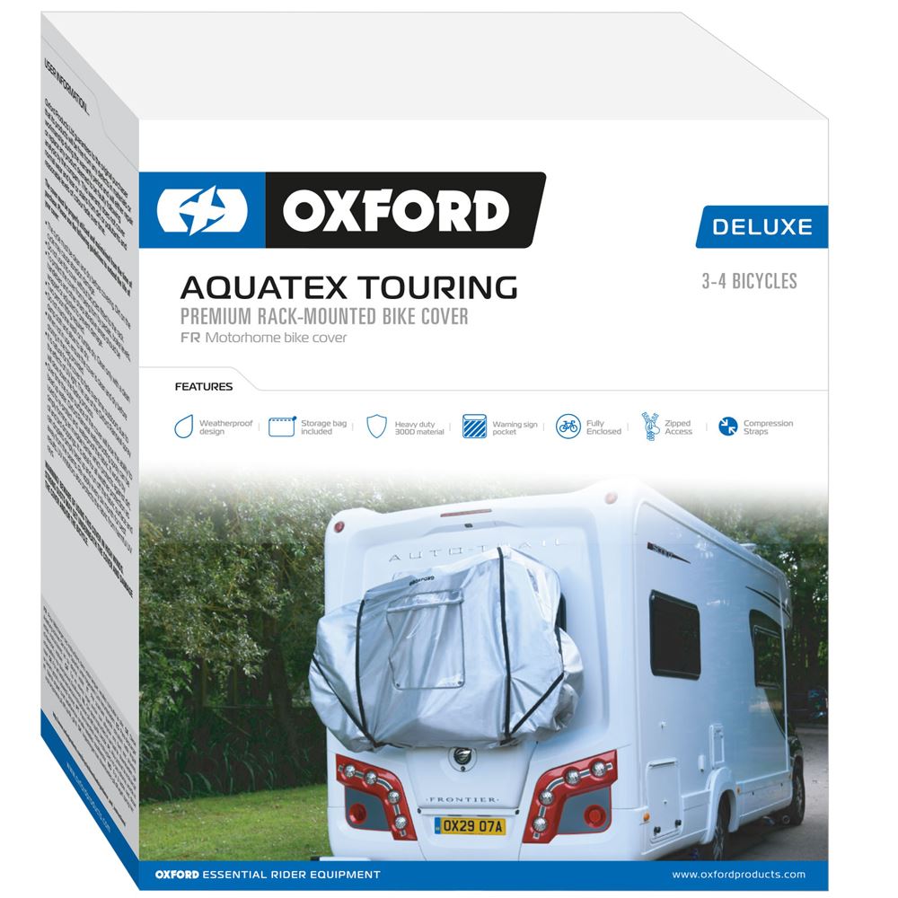 Oxford Aquatex Premium Motorhome Bike Cover For 3-4 Bikes Cycle Bicycle